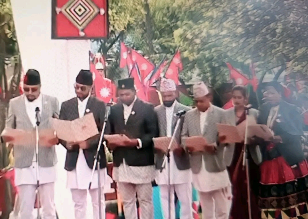 बालेन नेतृत्वको सरकार गठन: १५ मन्त्री टुङ्गिए,