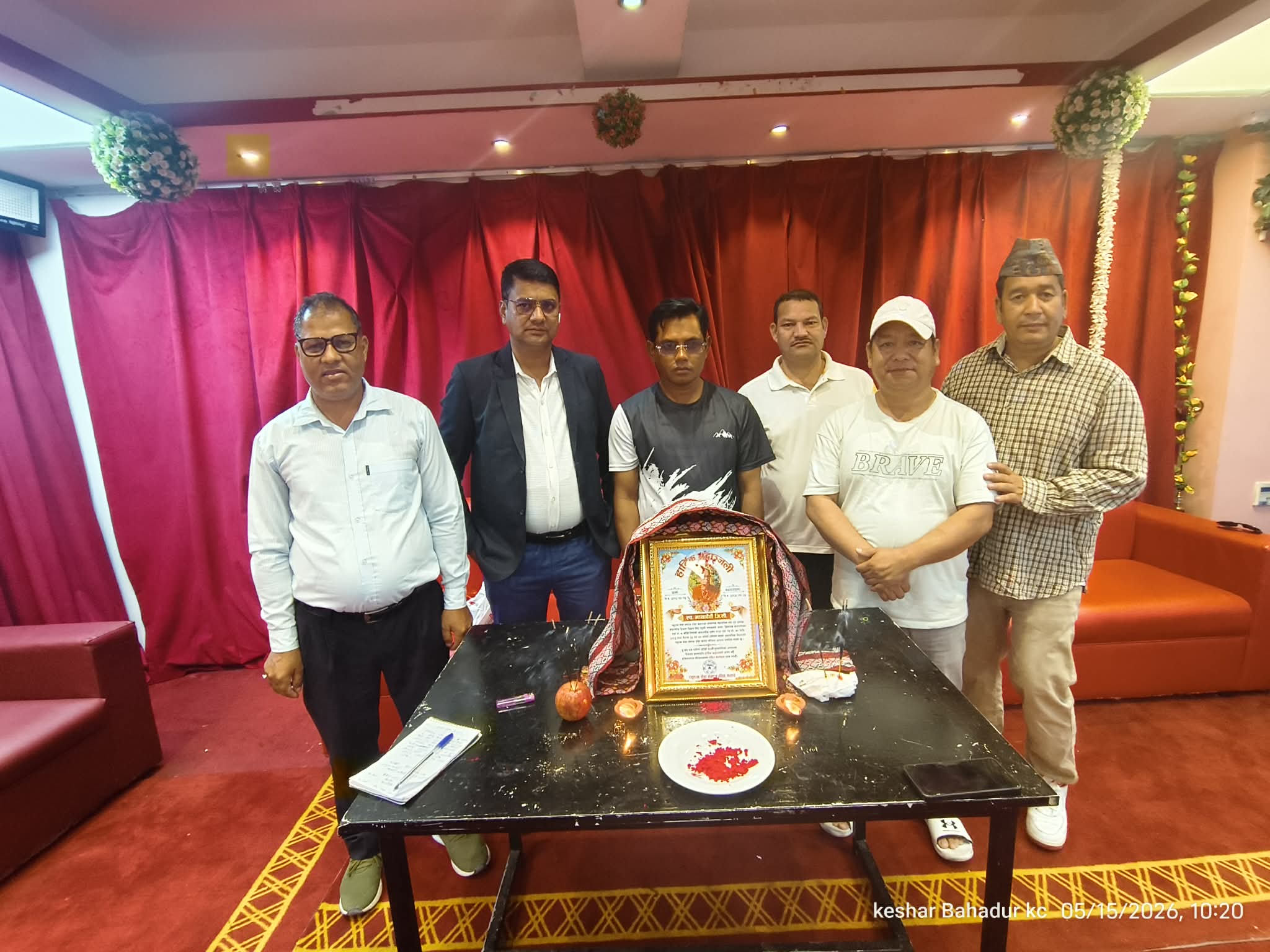 प्युठान सेवा समाज दोहा कतारद्वारा शोक सभा सम्पन्न